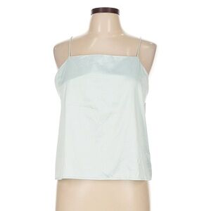 Zara Strapless Satin Light Blue Camisole Top, Spring, Pastel, Summer, Sky Blue